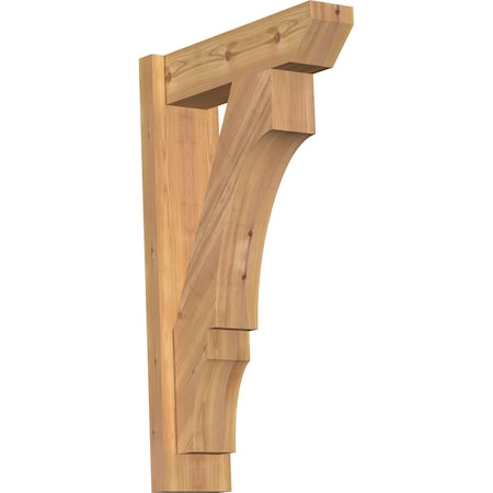 Ekena Millwork Balboa Slat Smooth Outlooker, Western Red Cedar, 5 1/2"W x 18"D x 30"H OUT06X18X30BOA06SWR